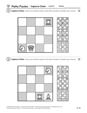 Capture Chain, Level 2: a page from the free set